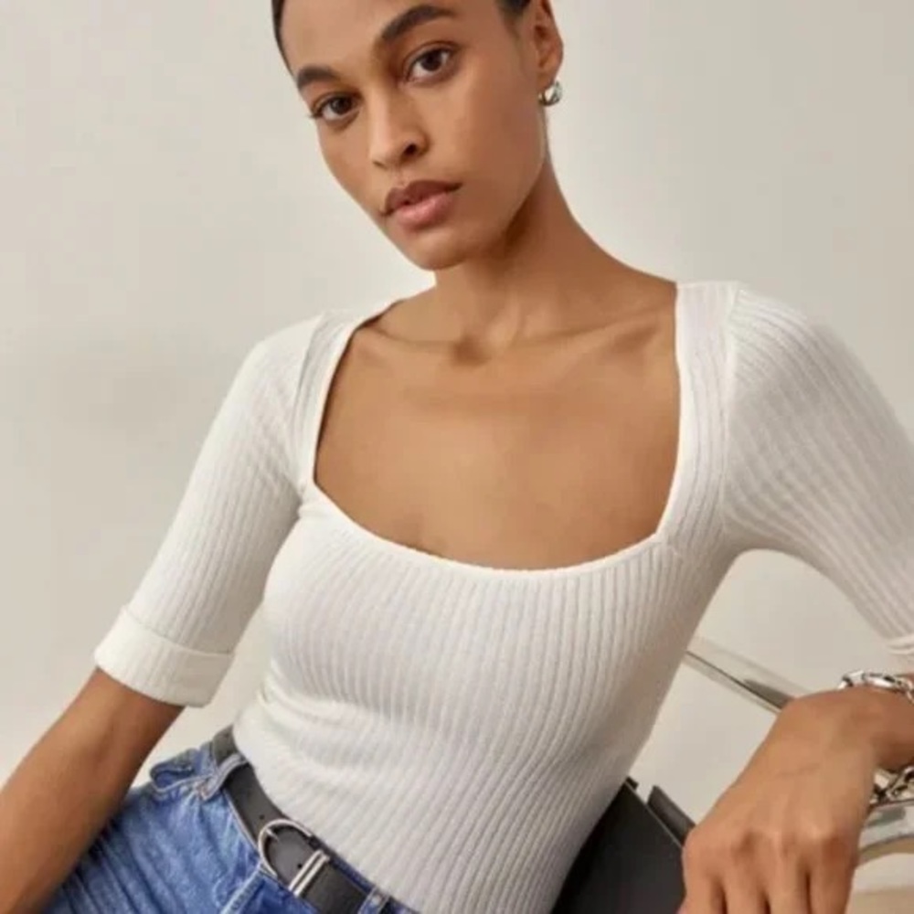 REFORMATION Leanne Knit Top | Size XS